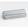 TAPA LATERAL LAPIS RECTA CROMO SATINADO (CAJA 100)