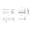 CONECTOR OVVO FIJO 1240 12X51(2 KITS) TABLERO 19MM / 1 JUEGO-2 KITS KITS 1000 KITS TIPO DESMONTABLE