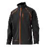 CHAQUETA SOFT SHELL CARRY BICOLOR VARIOS COLORES TALLA S-XXL ROPA BICOLOR NEGRO NARANJA TALLA L