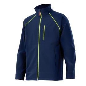 CHAQUETA SOFT SHELL CARRY BICOLOR VARIOS COLORES TALLA S-XXL ROPA BICOLOR MARINIO AMARLL TALLA XXL