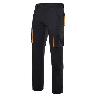PANTALON STRETCH MULTIBOLSILLO BICOLOR ROPA BICOLOR NEGRO NARANJA TALLAJE TALLA 36