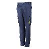 PANTALON STRETCH MULTIBOLSILLO BICOLOR ROPA BICOLOR MARINIO AMARLL TALLAJE TALLA 50