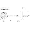 ROSETA LATON VENERE 1115 Ø50 CUERO ING
