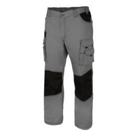 PANTALON REFORZADO CANVAS MULTIBOLSILLO BICOLOR VARIOS COLORES TALLA S-XXL ROPA BICOLOR GRIS NEGRO TALLA S