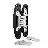 BISAGRA INVISIBLE KUBICA K5080 CROMO SATINADO  ZAMAK. PATENTADA. 80KGS/2B. (CAJA 12)