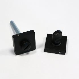 MULETILLA DESBLOQUEO ZAMAK 35X35 MODELO BEKO ACABADOS NIQUEL SATINADO, CROMO BRILLO Y NEGRO MATE ACABADO NEGRO