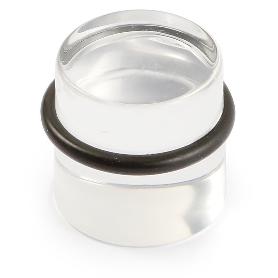 TOPE PUERTA ADH.METACRILATO CILÍNDRICO G/NEG 32X33MM B90180H