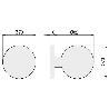 POMO PUERTA BOLA BOLACIO Ø70 INOXIDABLE ESPARRAGO M8X95 INOXIDABLE 304