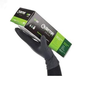 GUANTE DESECHABLE NN60 NITRILO NEGRO SIN POLVO DISPENSADOR 100UNDS TALLA S-XL T/GUANTE TALLA M-8 (CAJA 10)