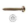 TORNILLO ROSCA MADERA CABEZA REDONDA POZIDRIV LATONADO 2-16 (CAJA 1000)
