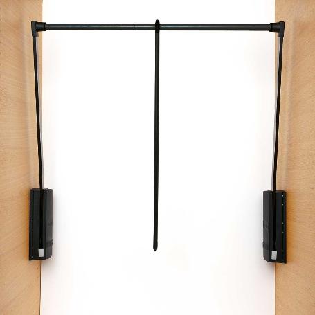 PERCHERO ABATIBLE SERVETTO 2004 COLOR NEGRO EXT.PERCHERO 440-610 MM