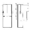 PERCHERO SERVETTO 3T COLOR BLANCO-NIQUEL EXT.PERCHERO 750-1100 MM