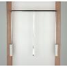 PERCHERO SERVETTO 3T COLOR MARRON EXT.PERCHERO 750-1100 MM