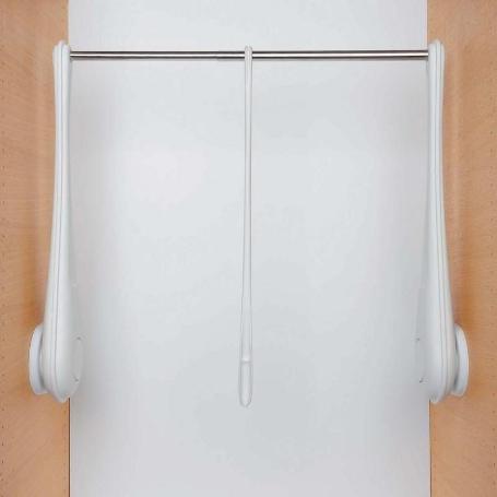 PERCHERO SERVETTO ONLY COLOR BLANCO-NIQUEL EXT.PERCHERO 730-1190 MM