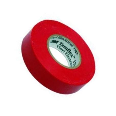 CINTA AISLANTE TEMFLEX ROJO 3M 19MMX20M