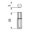 CAJA 5 PUNTAS 1/4 TORSION TY SW3-26 RJ