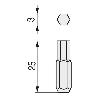 CAJA 5 PUNTAS 1/4 TORSION T SW3-25 AZL