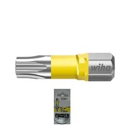 CAJA DE 5 PUNTAS ATORNILLAR MANGO 1/4 TORSION UV AMARILLA WIHA TORX 25MM PUNTA ATORNILL TX15