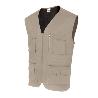 CHALECO MULTIBOLSILLOS CARPINTERO TALLA S-XXL COLOR ROPA COLOR BEIGE TALLA XXL