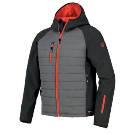 CAZADORA ANTIFRIO ISSA BONNY GRIS/NEGROTALLA S-XXL ROPA BICOLOR GRIS NEGRO TALLA S