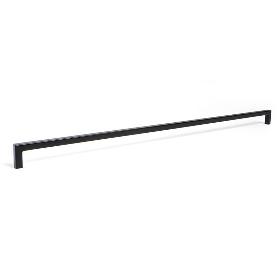 TIRADOR ZAMAK U ACABADO NEGRO MATE DIST. AGUJERO DIST. 492MM.