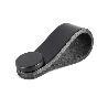 TIRADOR COLGANTE PIEL MODELO FLEXA 22X70 ACABADO NEGRO - NEGRO DIST. AGUJERO COLGANTE 22X70
