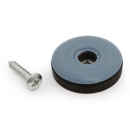 DESLIZANTE CON BASE PTFE CON TORNILLO (CAJAS) ACABADO GRIS MODELO CRATE Ø DIÁMETRO Ø30