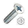 TORNILLO ROSCA METAL CABEZA PLANA DIN 965 ZINCADO METRICA M-8 LARGO 50NM