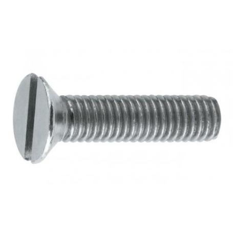 TORNILLO ROSCA METAL CABEZA PLANA DIN 965 ZINCADO METRICA M-4 LARGO 50NM (CAJA 500)