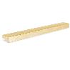 TIRADOR ALUMINIO MODELO ANGLE ACABADO ANODIZADO MATE DIST. AGUJERO DIST. 64MM.