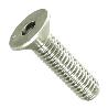 TORNILLO ROSCA METAL ALLEN DIN 7991 ACERO INOXIDABLE METRICA M-8 LARGO 35MM