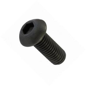 TORNILLO ROSCQA METAL ALLEN ISO 7380 NEGRO METRICA M-6 LARGO 10MM