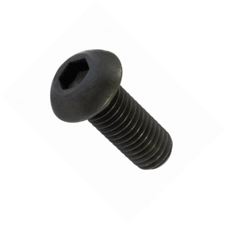 TORNILLO ROSCQA METAL ALLEN ISO 7380 NEGRO METRICA M-6 LARGO 20MM