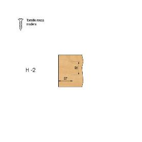 BASE TRADICIONAL AVIÓN MODELO B2V3 ALTURA H9