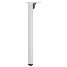 PATA MESA PLEGABLE Ø50 H710 GRIS R9006 MESA FIJA