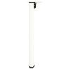 PATA MESA PLEGABLE Ø50 H710 BLANCO R9010 MESA FIJA