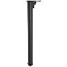 PATA MESA PLEGABLE Ø50 H710 NEGRO R9005 MESA FIJA