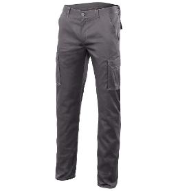 PANTALON MULTIBOLSILLO STRETCH VARIOS COLORES TALLA 36-60 COLOR ROPA GRIS CLARO TALLAJE TALLA 40