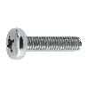 TORNILLO ROSCA METAL CABEZA ALOMADA DIN 7985 INOXIDABLE METRICA M-4 LARGO 10MM