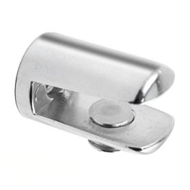MANGO. SOPORTE CRISTAL CILÍNDRICO. ELEGIR ACABADO. ACABADO CROMO ESPESOR 10 (CAJA 2)