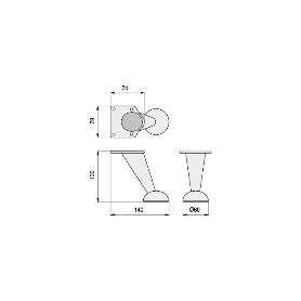 TUERCA HEXAGONAL DIN 934 NYLON METRICA M-8