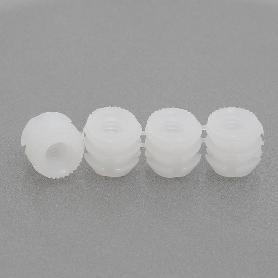 TUERCA NYLON EN TIRAS M6 D11X11 PARA TALADRO DE 10MM. TIRAS DE 12PCS