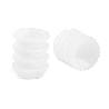 TUERCA NYLON BLANCO COTO M6 D11X13 PARA TALADRO 10MM. SIN RANURA EN LA CABEZA.