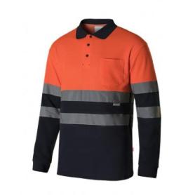 POLO ALTA VISIBILIDAD BICOLOR 55% ALGODON VARIOS COLORES TALLA S-XXL ALTA VISIBILID NRNJA NARINO TALLA S