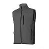 CHALECO SOFT SHELL ELASTICO VARIOS COLORES TALLA S-XXL COLOR ROPA GRIS CLARO TALLA M