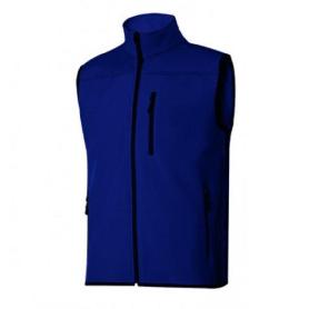 CHALECO SOFT SHELL ELASTICO VARIOS COLORES TALLA S-XXL COLOR ROPA AZUL MARINO TALLA M