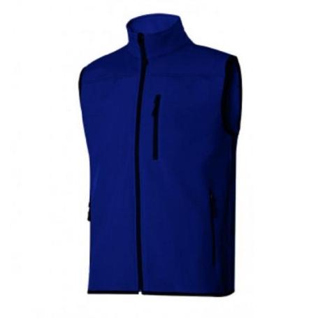 CHALECO SOFT SHELL ELASTICO VARIOS COLORES TALLA S-XXL COLOR ROPA AZUL MARINO TALLA M