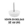 OTTO DESLIZANTE-QUITARRUIDO Ø15 Ø17 Y Ø20 (BOLSA DE 100) ACABADO BLANCO Ø DIÁMETRO Ø17