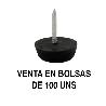 OTTO DESLIZANTE-QUITARRUIDO Ø15 Ø17 Y Ø20 (BOLSA DE 100) ACABADO NEGRO Ø DIÁMETRO Ø15