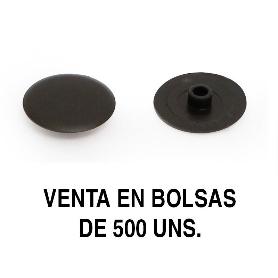 MODELO GOZO TAPA EXCÉNTRICA EMBELLECEDORA Ø17 FORMATO BOLSA 500 UNIDADES ACABADO NEGRO